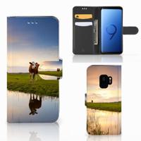 Samsung Galaxy S9 | Telefoonhoesje | Met pasjeshouder | Koe