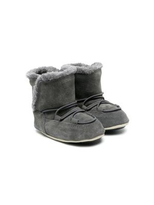 Moon Boot Kids bottines en daim - Gris