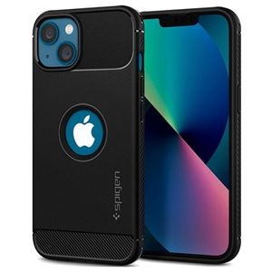 Spigen Rugged Armor iPhone 13 Mini TPU Hoesje - Zwart