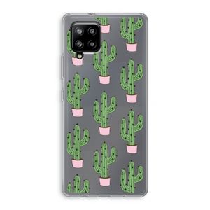 Cactus Lover: Samsung Galaxy A42 5G Transparant Hoesje