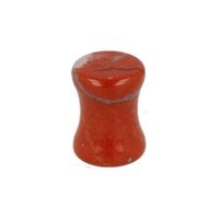 Plug Oorpiercing Jaspis Rood (8 mm) - thumbnail