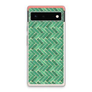 Moroccan tiles 2: Google Pixel 6 Transparant Hoesje