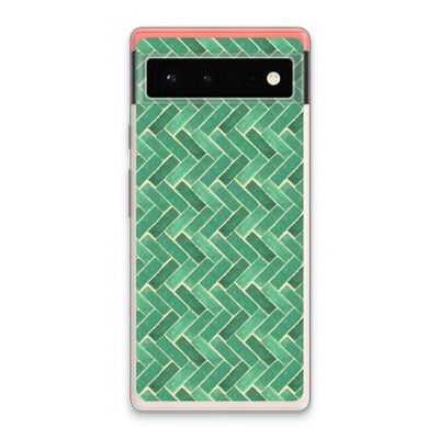 Moroccan tiles 2: Google Pixel 6 Transparant Hoesje