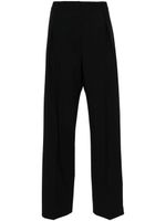 MSGM pantalon en laine vierge à coupe fuselée - Noir