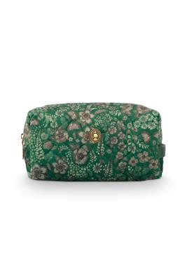 Pip Studio Toilettas Coco Medium Quilted Daisy Dreams Groen