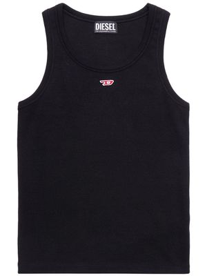 Diesel débardeur T-Anky-D à logo appliqué - Noir