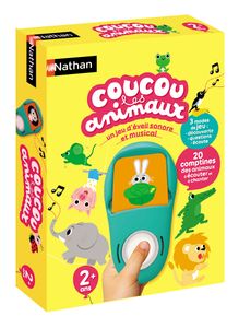 Interactief spel Coucou dieren - NATHAN groen