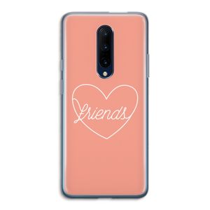 Friends heart: OnePlus 7 Pro Transparant Hoesje