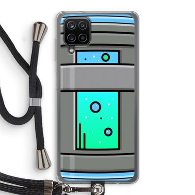 Chug Bottle: Samsung Galaxy A12 Transparant Hoesje met koord
