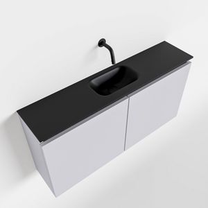 MONDIAZ TURE 100cm toiletmeubel cale. EDEN wastafel urban midden geen kraangat