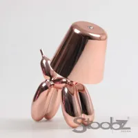 Tafellamp ballon led 18cm goud