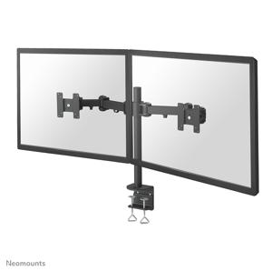 Neomounts FPMA-D960D Monitor-tafelbeugel 2-voudig 25,4 cm (10) - 68,6 cm (27) Zwart Kantelbaar, Zwenkbaar, Roteerbaar