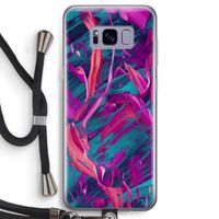 Pink Clouds: Samsung Galaxy S8 Transparant Hoesje met koord