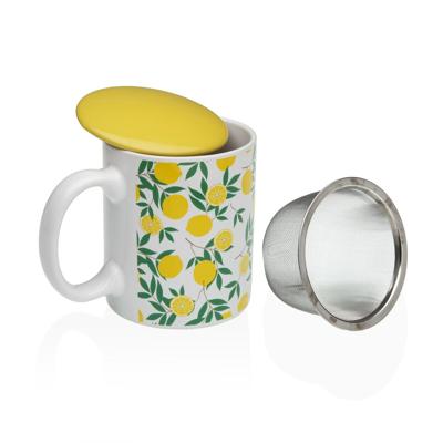 Kop met theefilter Versa Citroen