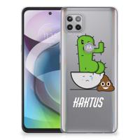 Motorola Moto G 5G Telefoonhoesje met Naam Cactus Poo