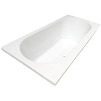 Xellanz Portus RD Duo Inbouwbad - 190x90x49cm - Acryl Glans Wit