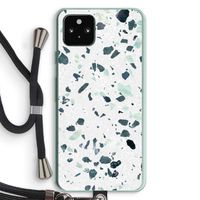 Terrazzo N°2: Pixel 5a 5G Transparant Hoesje met koord