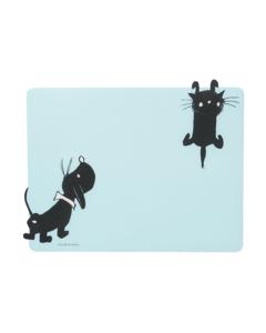 HEMA Takkie En Siepie Placemat 32x42 Kunststof (blauw)