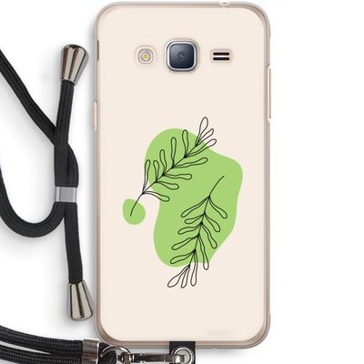 Beleaf in you: Samsung Galaxy J3 (2016) Transparant Hoesje met koord