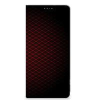 OPPO A98 5G | Hoesje met Magneet | Geruit Rood