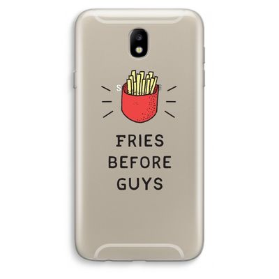 Fries before guys: Samsung Galaxy J7 (2017) Transparant Hoesje