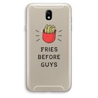 Fries before guys: Samsung Galaxy J7 (2017) Transparant Hoesje