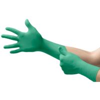 Ansell TouchNTuff 92-605 Nitril wegwerphandschoenen (100x) groen latex/poedervrij - maat S