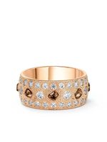 DE BEERS bague large Talisman en or rose 18ct pavée de diamants