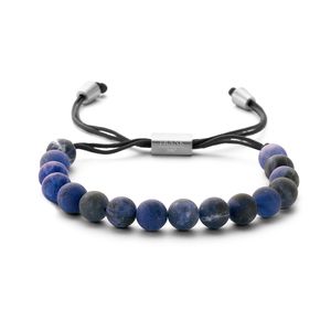 Frank 1967 7FB 0268 Armband Beads Sodaliet-8 mm blauw