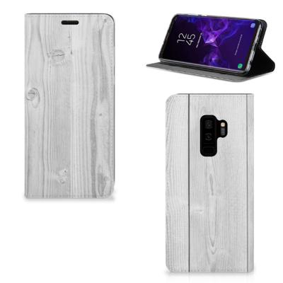 Samsung Galaxy S9 Plus Book | Wallet Case | White Wood