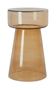 Light & Living Bijzettafel 'Dakwa' Glas, 30cm, kleur Okergeel