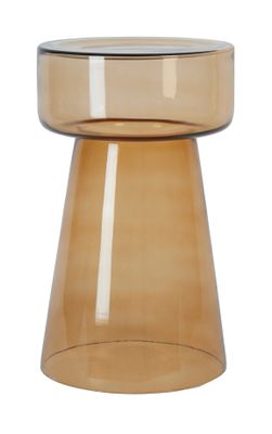Light & Living Bijzettafel 'Dakwa' Glas, 30cm, kleur Okergeel
