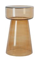 Light & Living Bijzettafel 'Dakwa' Glas, 30cm, kleur Okergeel