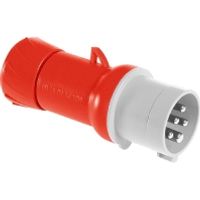 PKE32M435  - CEE plug 32A 4p 6h 400 V (50+60 Hz) red PKE32M435