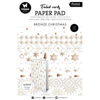 Studio Light • essentials foiled cards bronze patterns