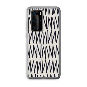 Marrakech Zigzag: Huawei P40 Pro Transparant Hoesje