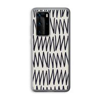 Marrakech Zigzag: Huawei P40 Pro Transparant Hoesje