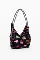 2-in-1 shopper tas - BLACK - U