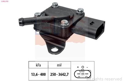 Sensor, uitlaatgasdruk 1993319