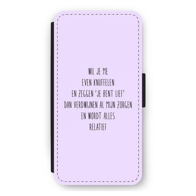 Relatief: iPhone 12 Pro Max Flip Hoesje