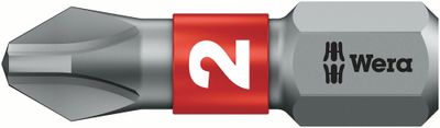 Wera 851/1 BTZ Bits Phillips, PH 1 x 25 mm - 1 stuk(s) - 05056420001