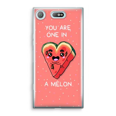 One In A Melon: Sony Xperia XZ1 Compact Transparant Hoesje