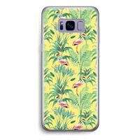 Flamingo party: Samsung Galaxy S8 Plus Transparant Hoesje