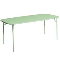 Petite Friture Week-end tuintafel 180x85 met dicht blad Pastel Green