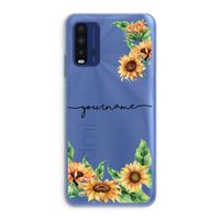 Zonnebloemen: Xiaomi Redmi 9T Transparant Hoesje