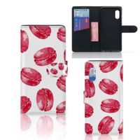 Samsung Xcover Pro Book Cover Pink Macarons - thumbnail