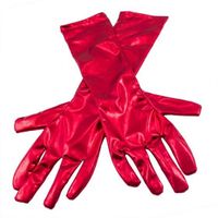 Handschoenen metalic rood
