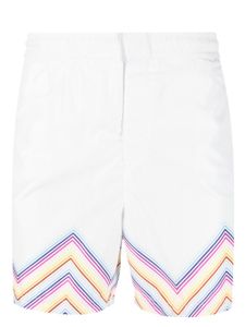 Missoni short de bain à motif zigzag - Blanc