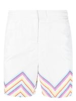 Missoni short de bain à motif zigzag - Blanc