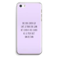 Gek: iPhone 5 / 5S / SE Transparant Hoesje